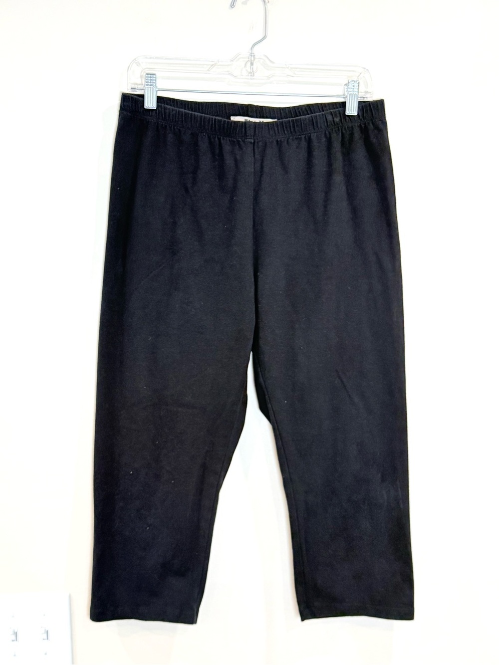 🔥Flax Women’s Black Elastic Waist Pull-On Pants Size L EUC🔥